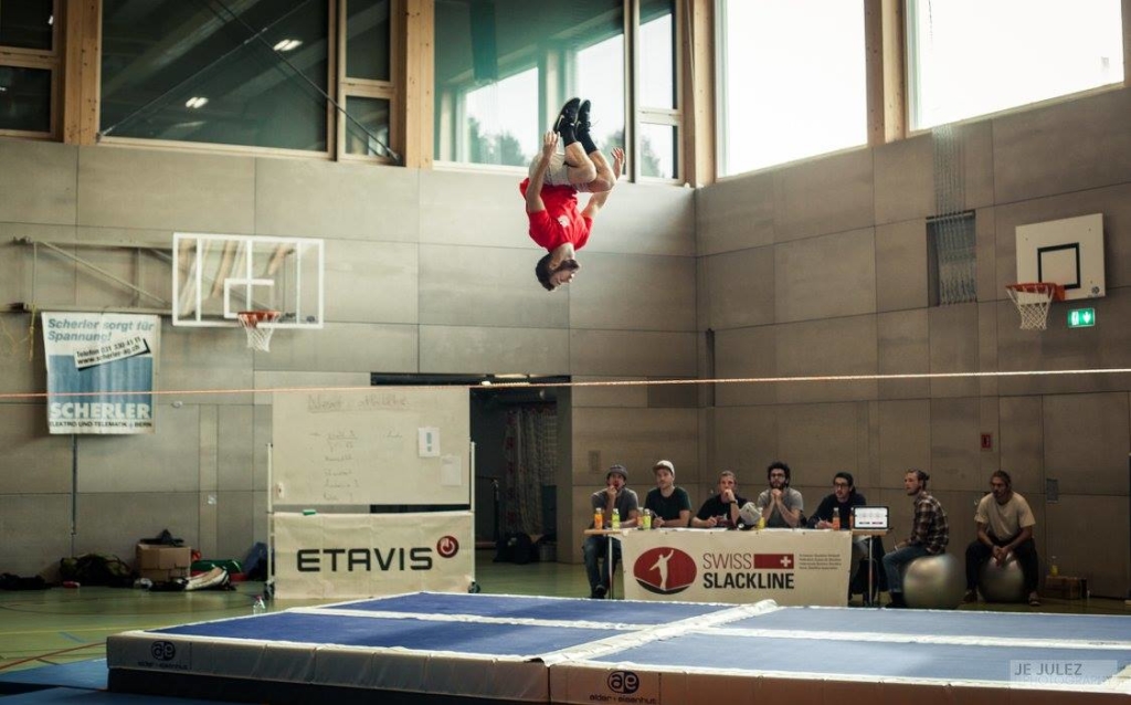 Je Julez Swiss Championship Slackline